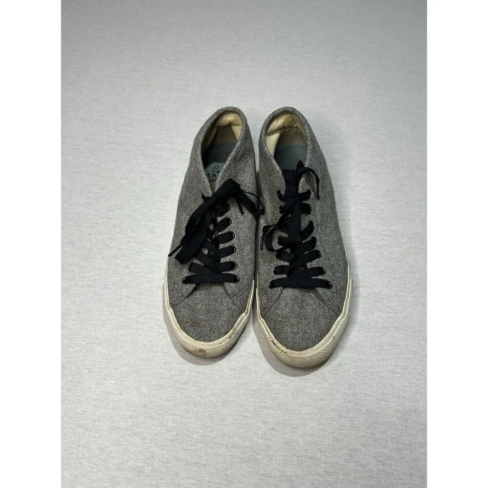 SeaVees Women's California Special Varsity Sneaker In Light Grey Size 10